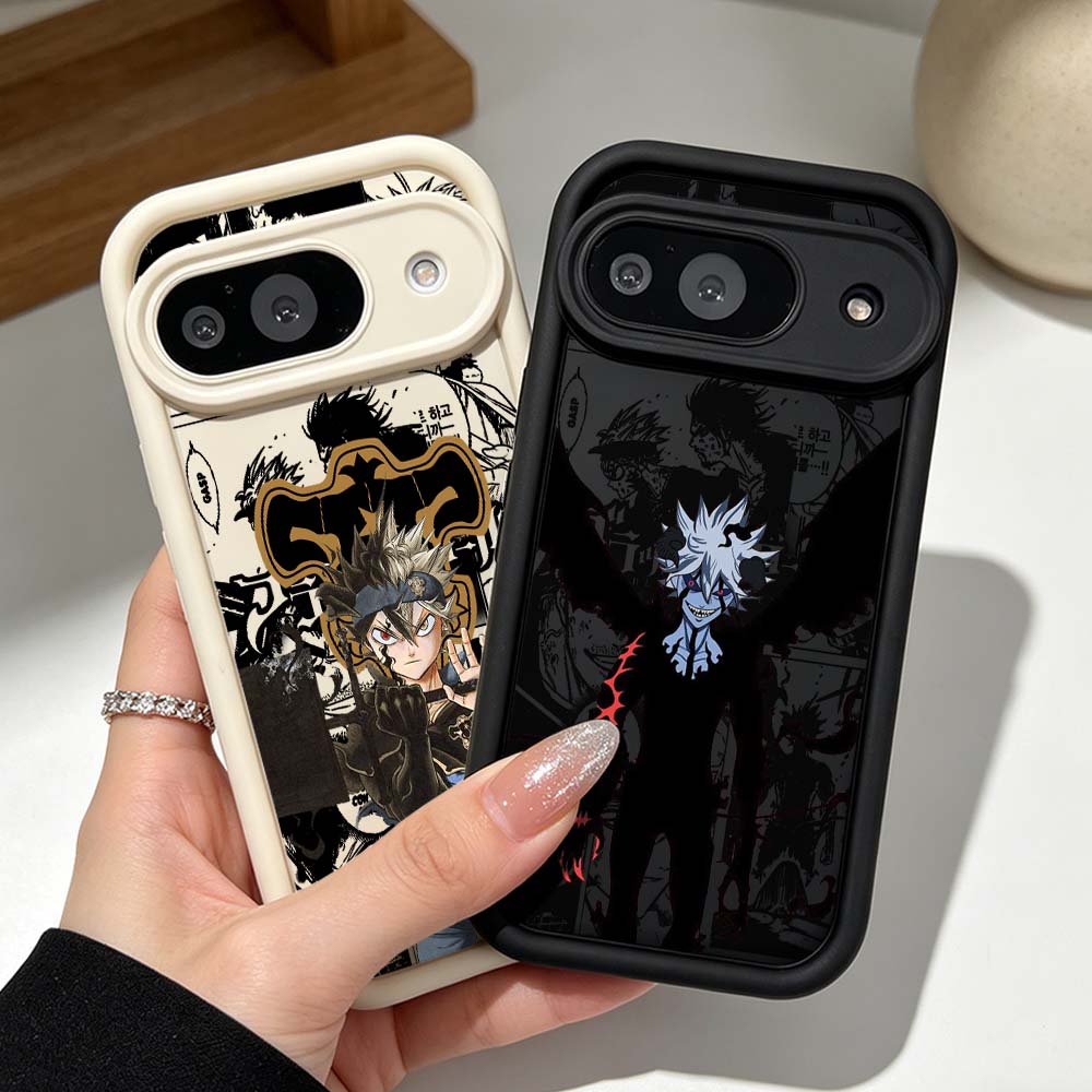 Google Pixel 9 - 블랙 클로버 쿨 폰 케이스 구글