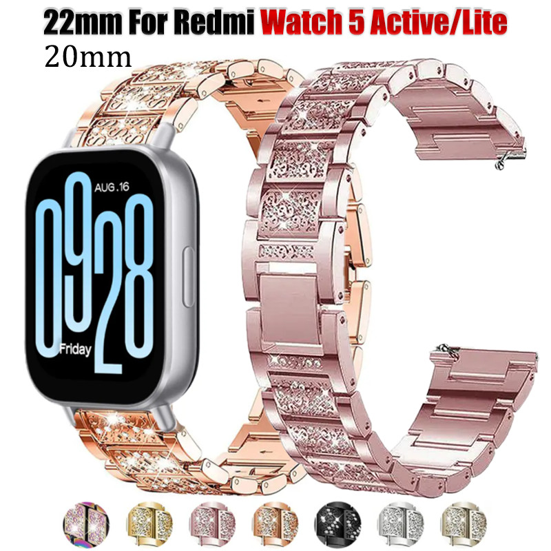 Accessories For Galaxy Watch 5 - 레드미 워치 5 액티브/라이트용 22mm 20mm