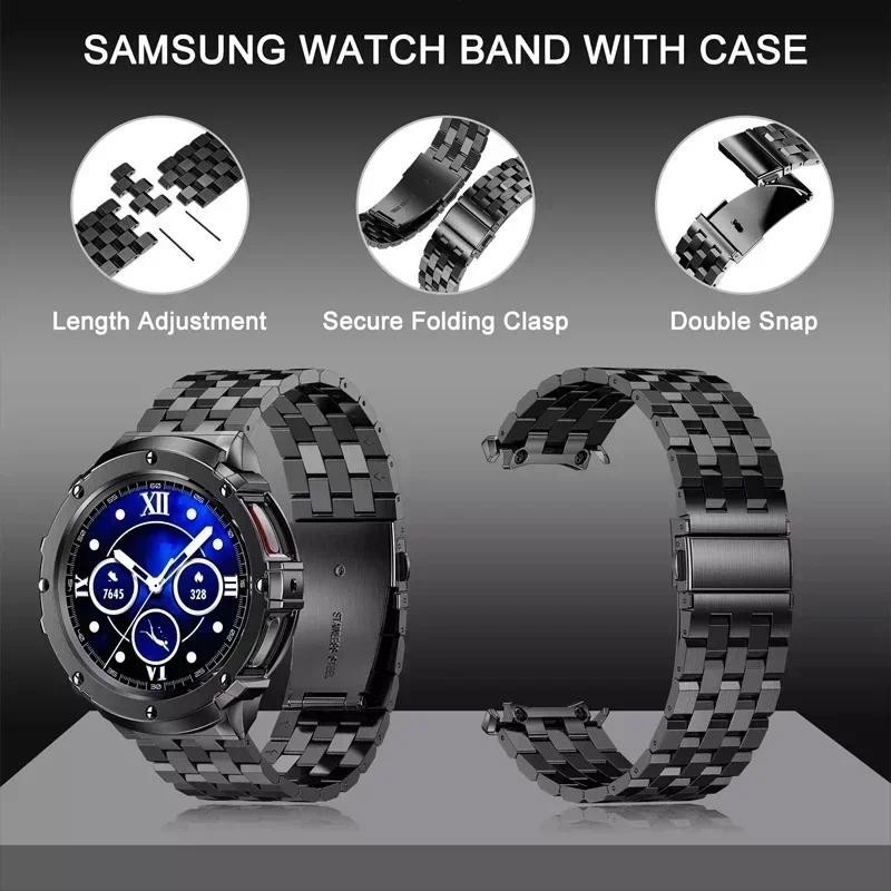 삼성 갤럭시 워치 5 프로 45mm용 스테인레스 스틸  - Accessories For Galaxy Watch 5 리뷰 및 가격