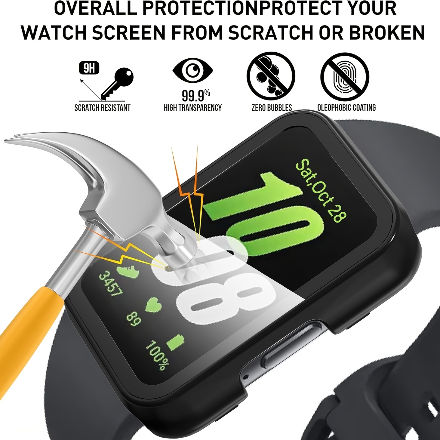 삼성 갤럭시 핏 3용 유리+케이스 강화유리 스크린 프로 - Samsung Smartwatch Accessories 리뷰 및 가격