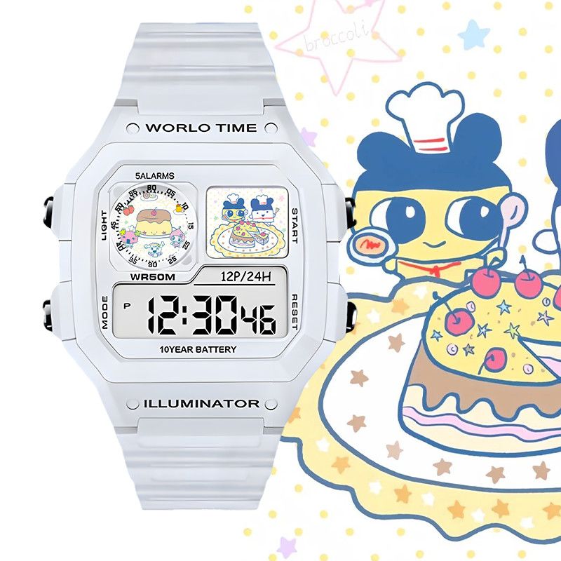 다마고치 스마트 전자시계 빅 마우스 짐아미 학생용 전자 - Accessories With Watch 리뷰 및 가격