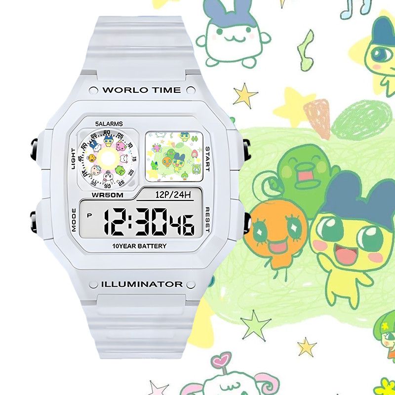 다마고치 스마트 전자시계 빅 마우스 짐아미 학생용 전자 - Accessories With Watch 리뷰 및 가격