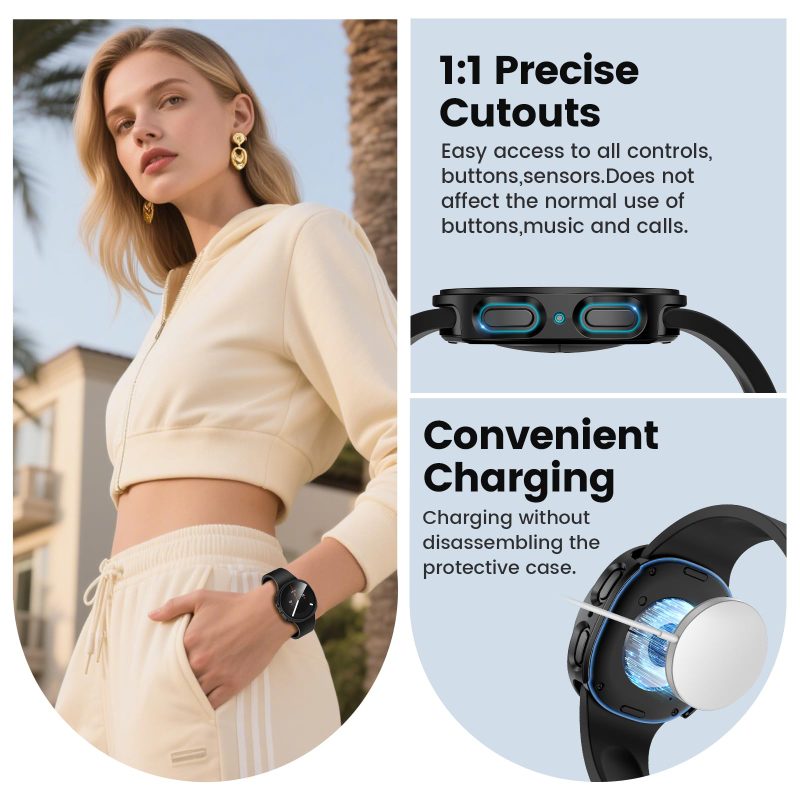 삼성 갤럭시 워치 8/9 40mm 44mm용 강화 유리 - Samsung Smartwatch Accessories 리뷰 및 가격