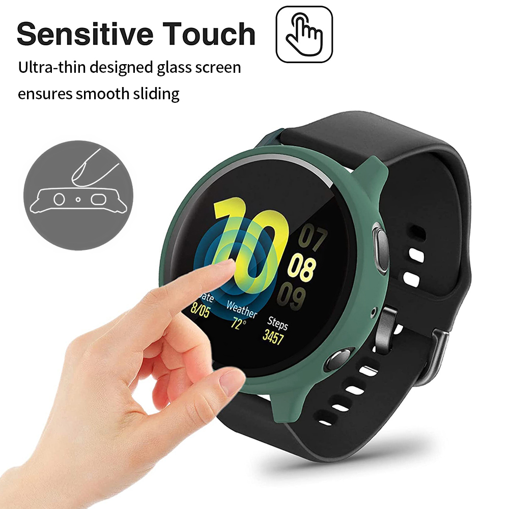 케이스 + 유리 삼성 갤럭시 시계 액티브 2 44 40 - Samsung Smartwatch Accessories 리뷰 및 가격