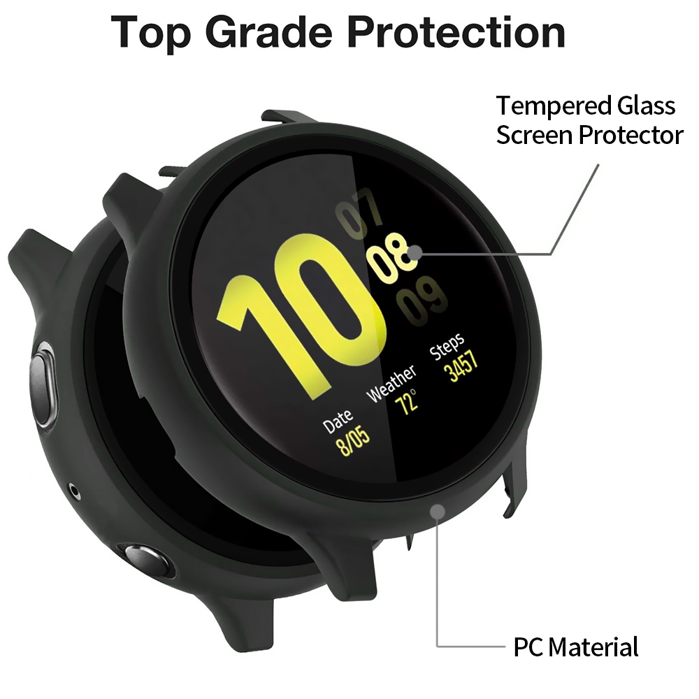 케이스 + 유리 삼성 갤럭시 시계 액티브 2 44 40 - Samsung Smartwatch Accessories 리뷰 및 가격