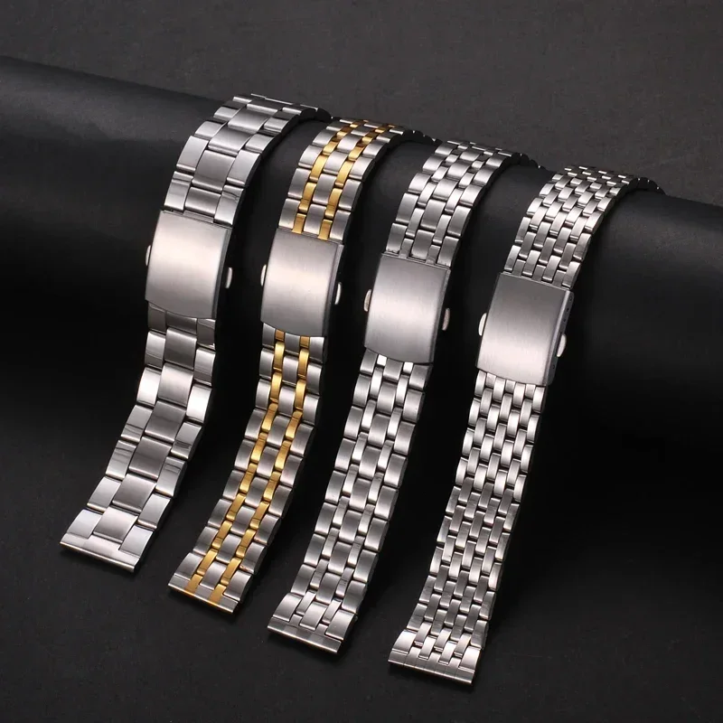 22mm 20mm 18mm 스테인리스 스틸 유니버설 스 - Accessories For Galaxy Watch 5 리뷰 및 가격