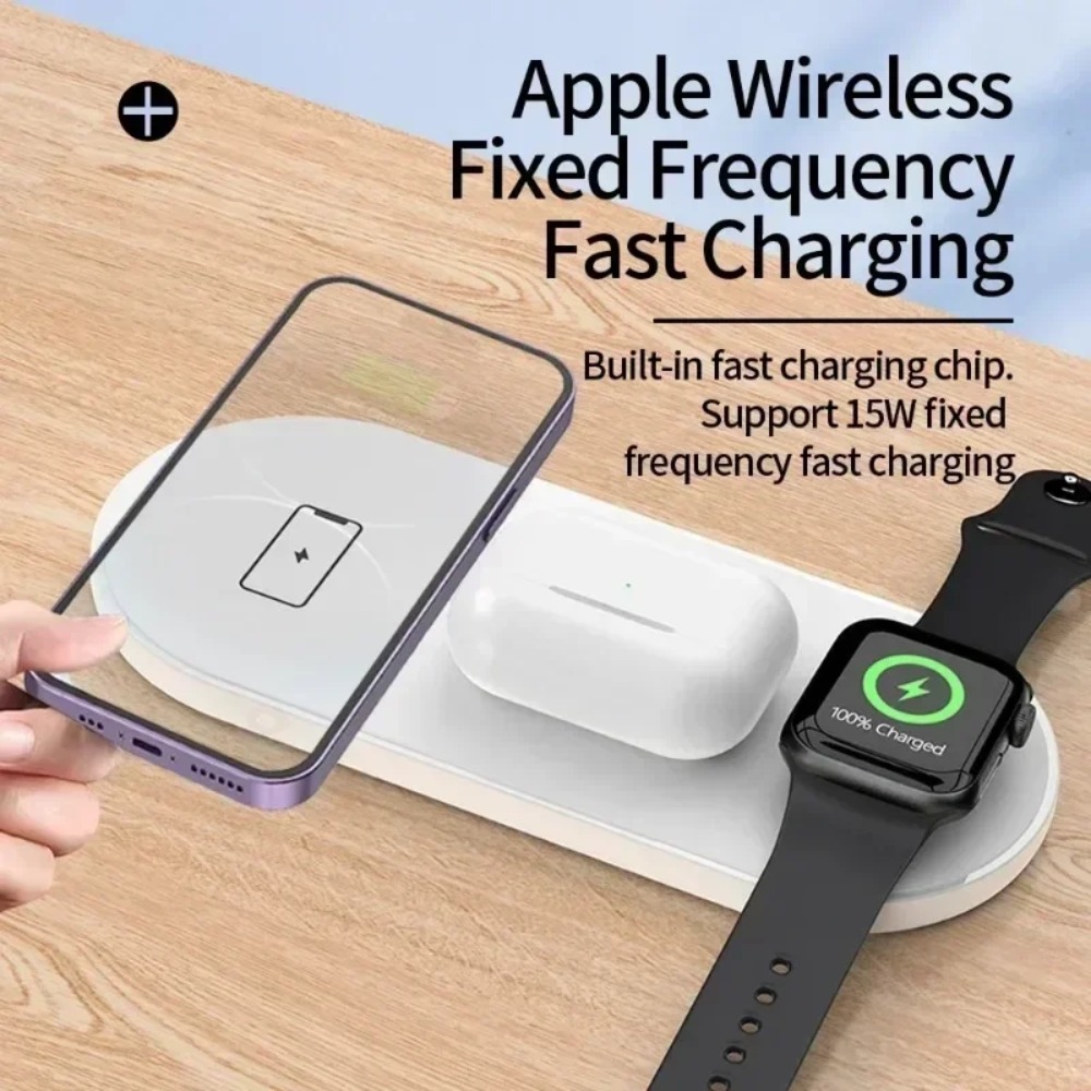 3-in-1 무선 충전 패드 고속 충전 도크 스테이션  - Watch Charging Dock 리뷰 및 가격